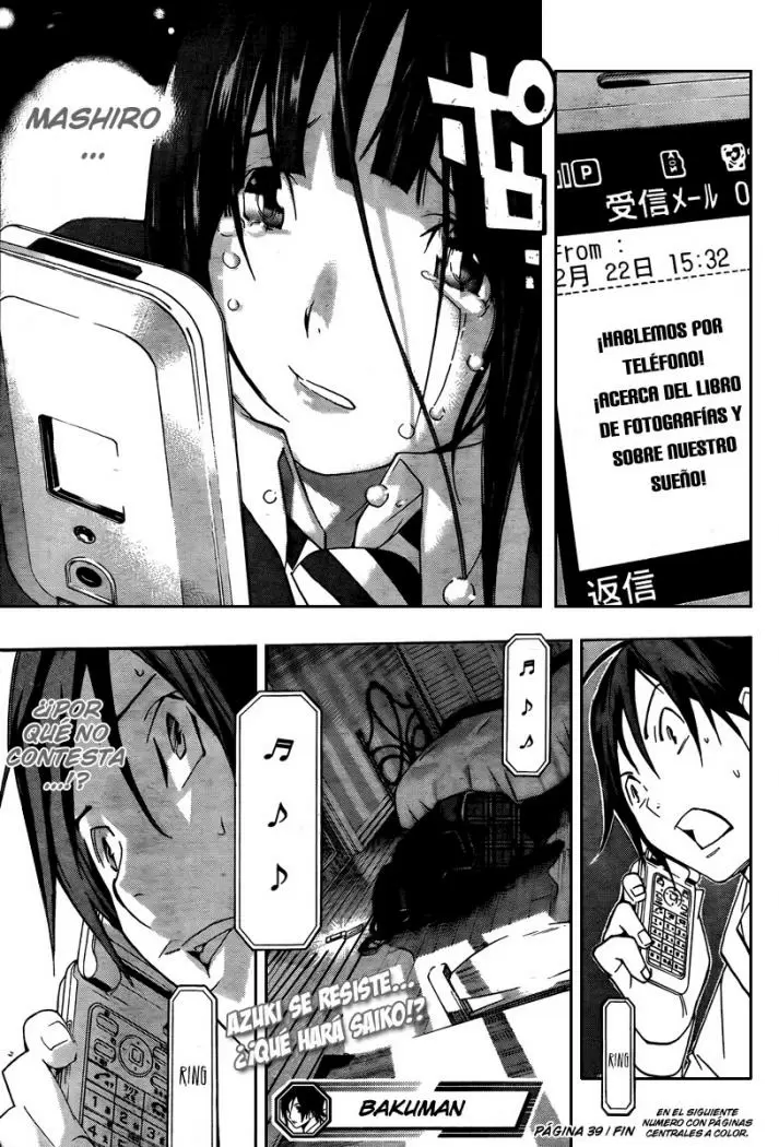 Bakuman capítulo 39, página 19
