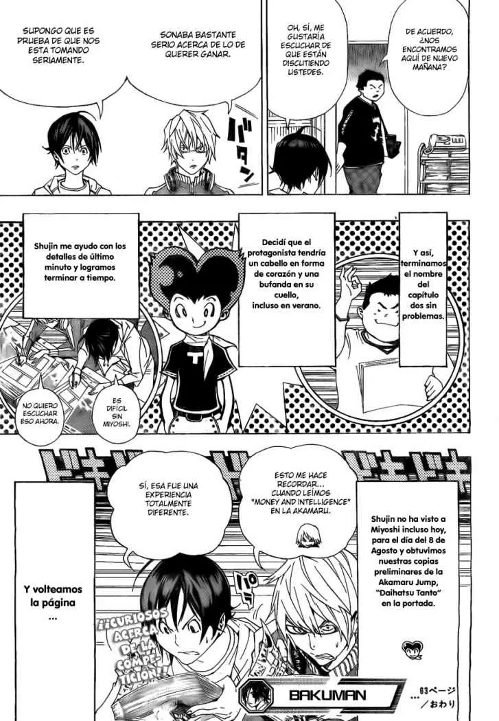 Bakuman capítulo 63, página 20