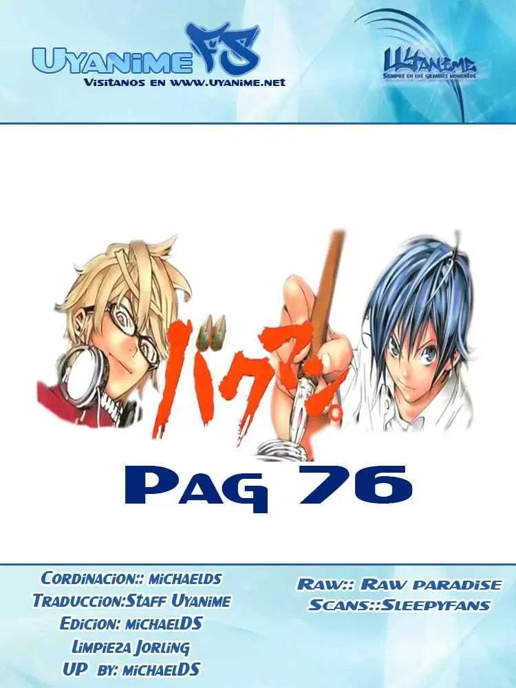 Bakuman capítulo 76, página 1