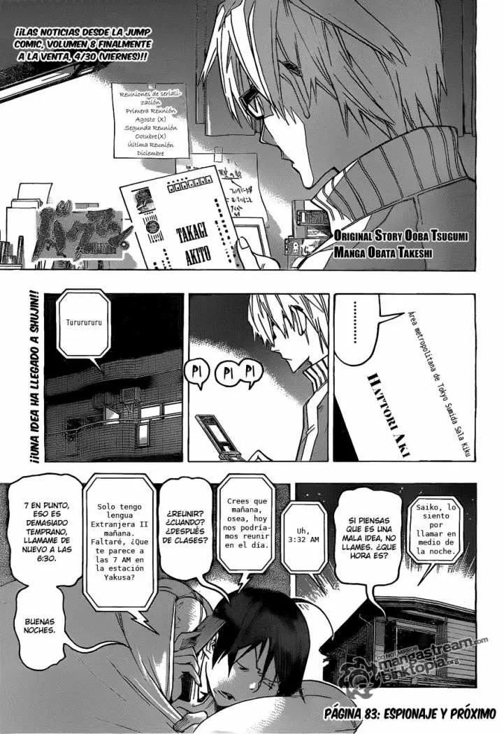 Bakuman capítulo 83, página 2