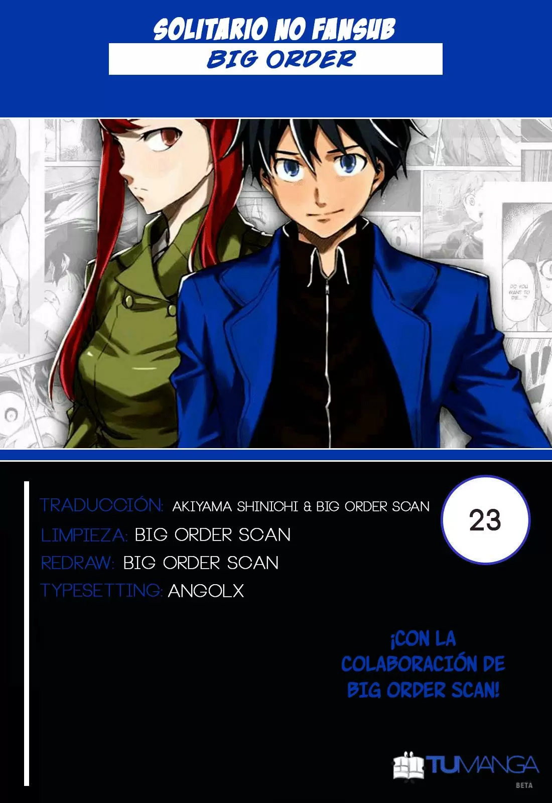Big Order capítulo 23, página 1