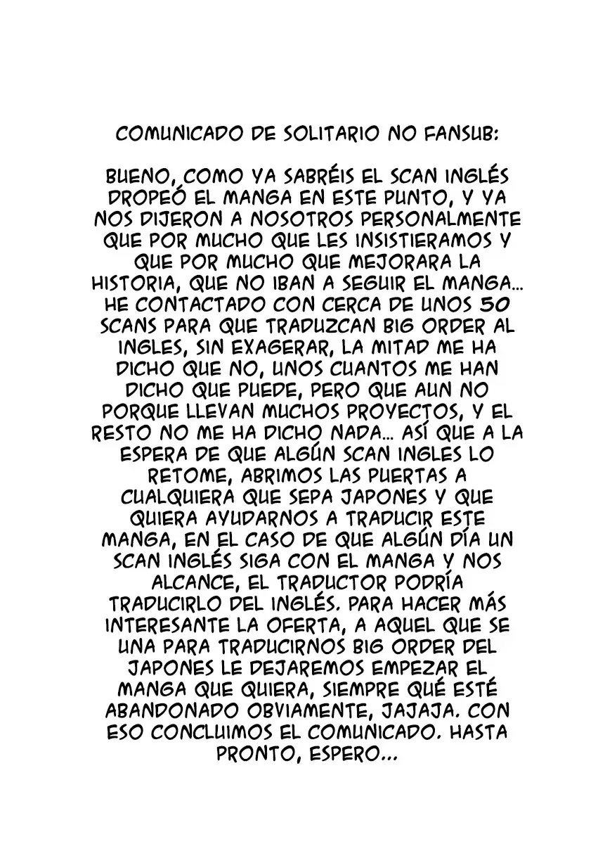 Big Order capítulo 37, página 42