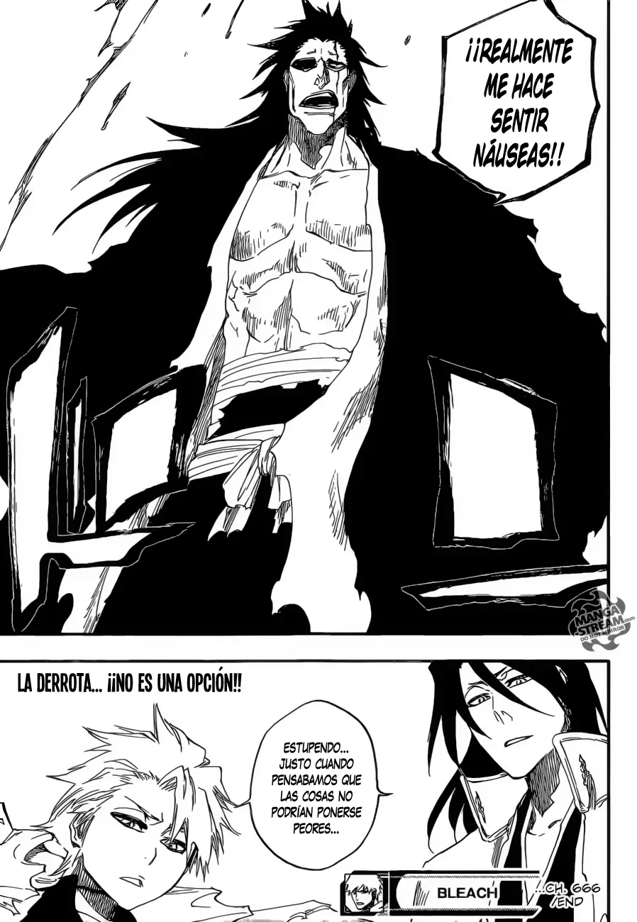 Bleach capítulo 666, página 18