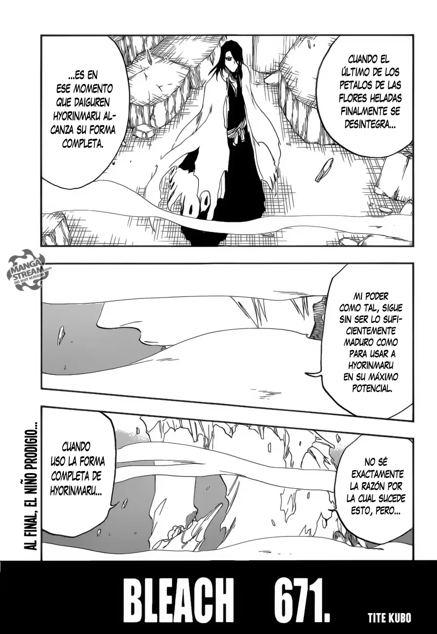 Bleach capítulo 671, página 2