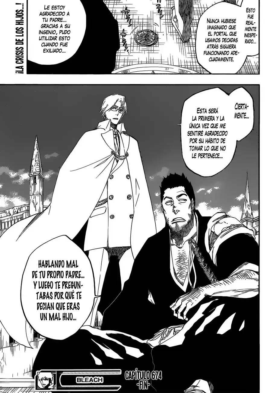 Bleach capítulo 674, página 18
