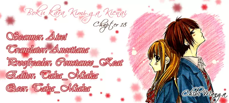 Boku kara kimi ga kienai capítulo 18, página 4