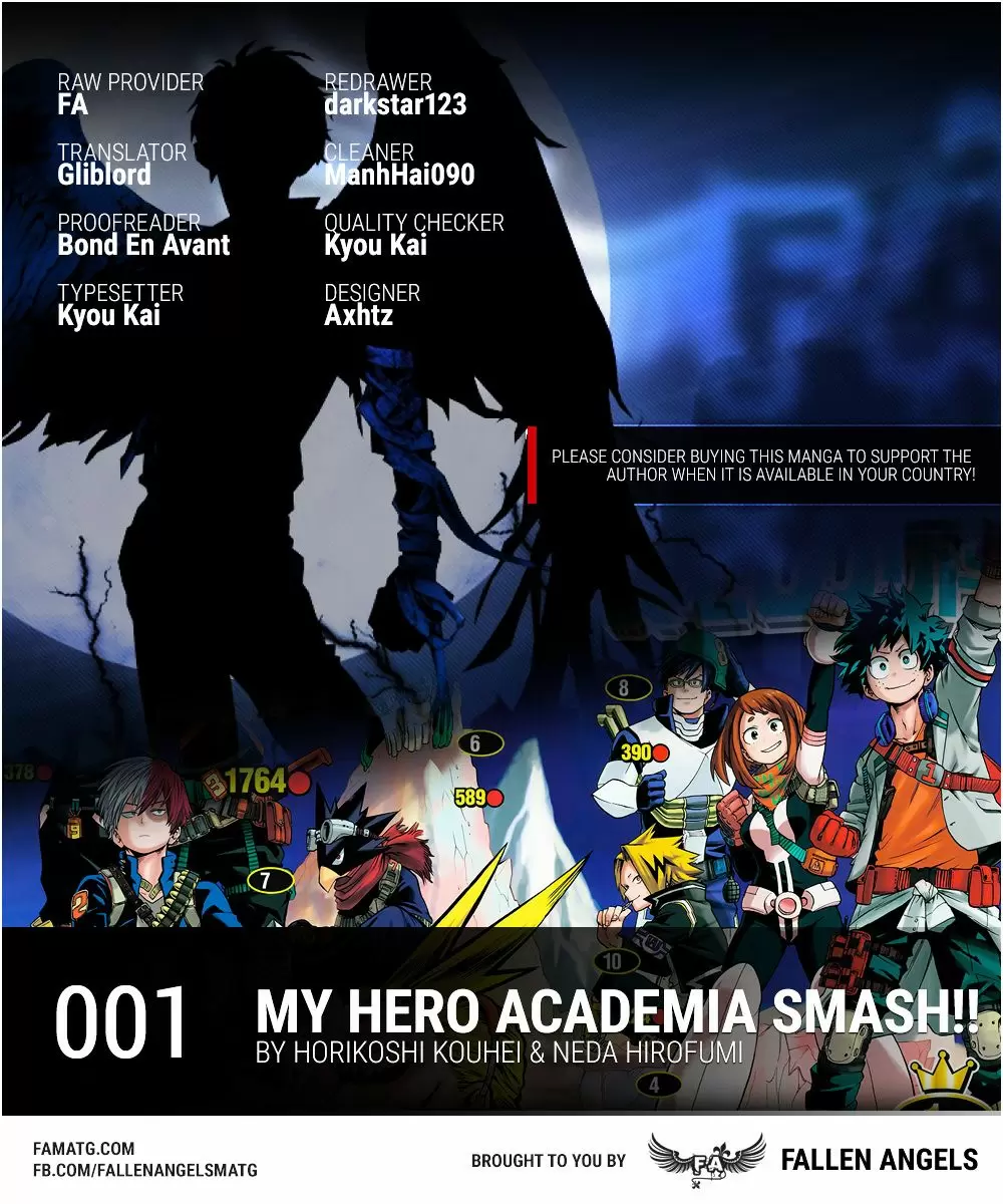 Boku no Hero Academia SMASH!! capítulo 1, página 2