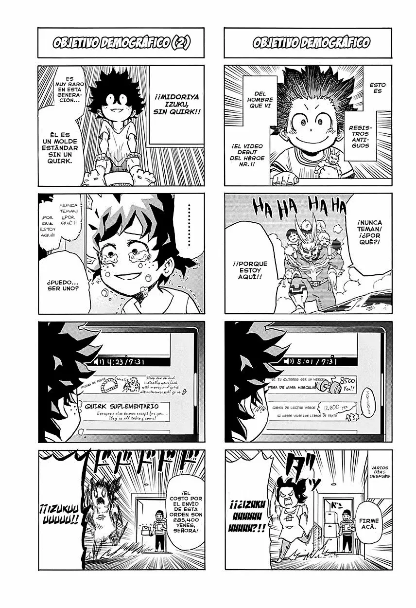 Boku no Hero Academia SMASH!! capítulo 1, página 4