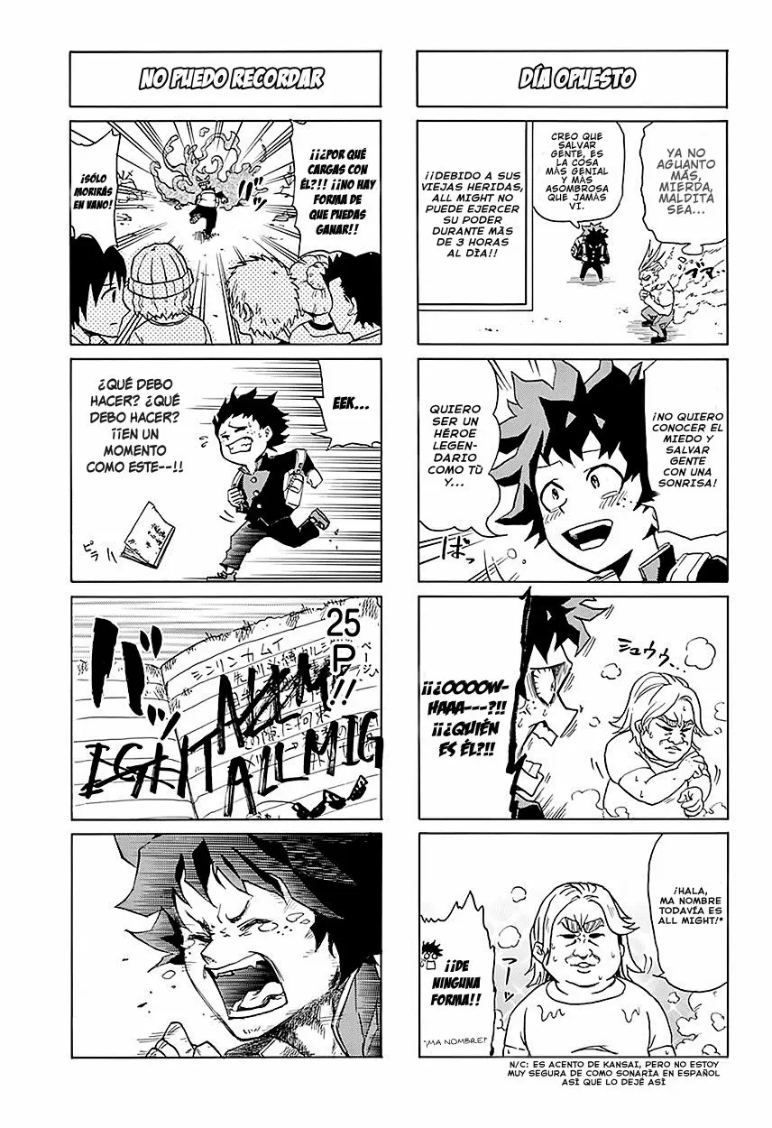 Boku no Hero Academia SMASH!! capítulo 1, página 8