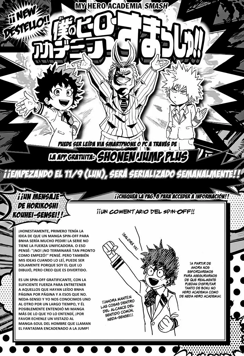 Boku no Hero Academia SMASH!! capítulo 1, página 10