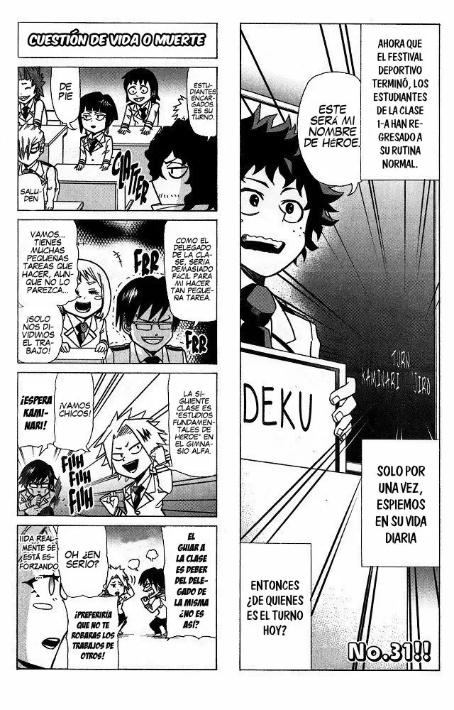Boku no Hero Academia SMASH!! capítulo 31, página 2