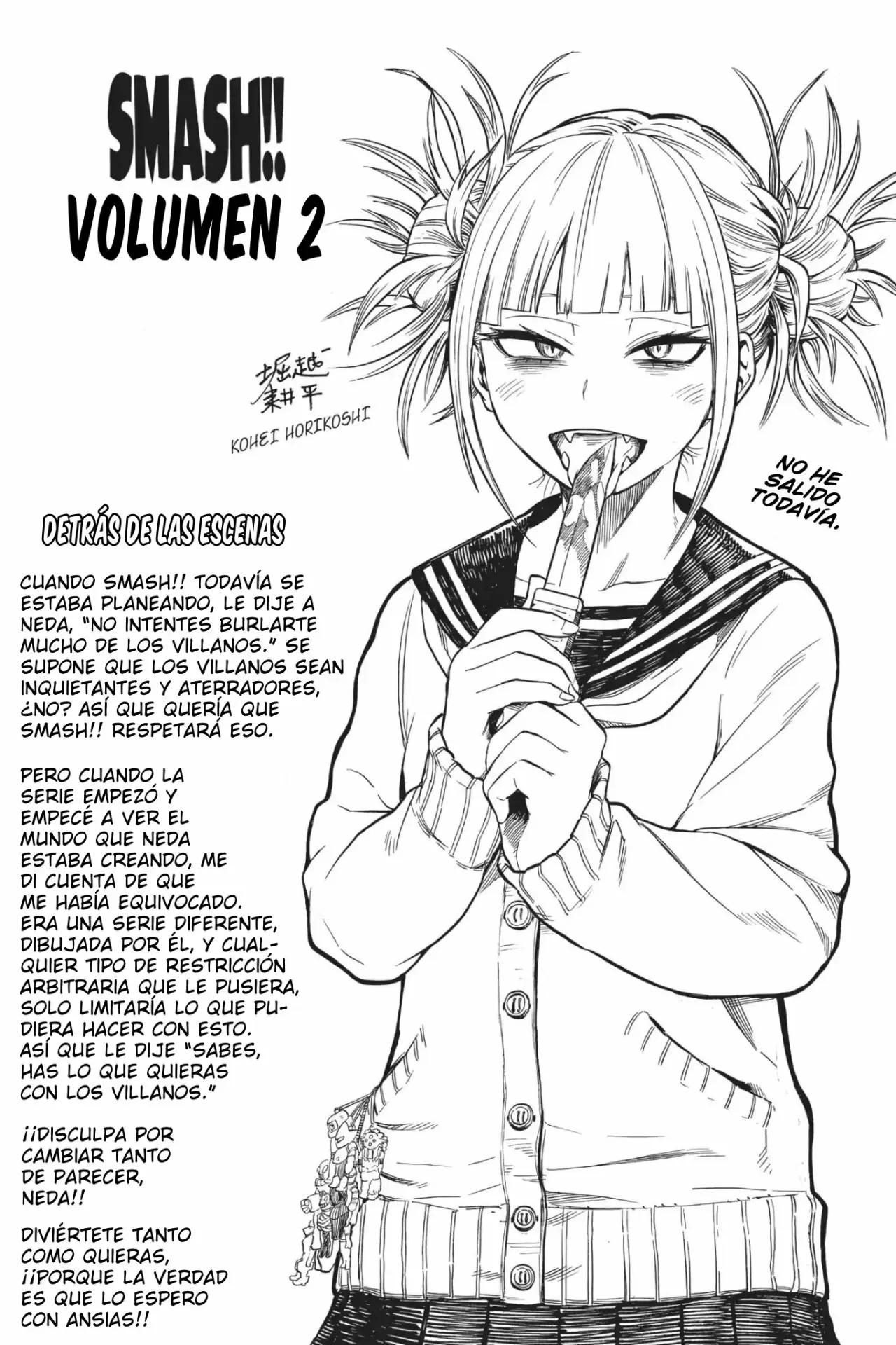 Boku no Hero Academia SMASH!! capítulo 37.3, página 2
