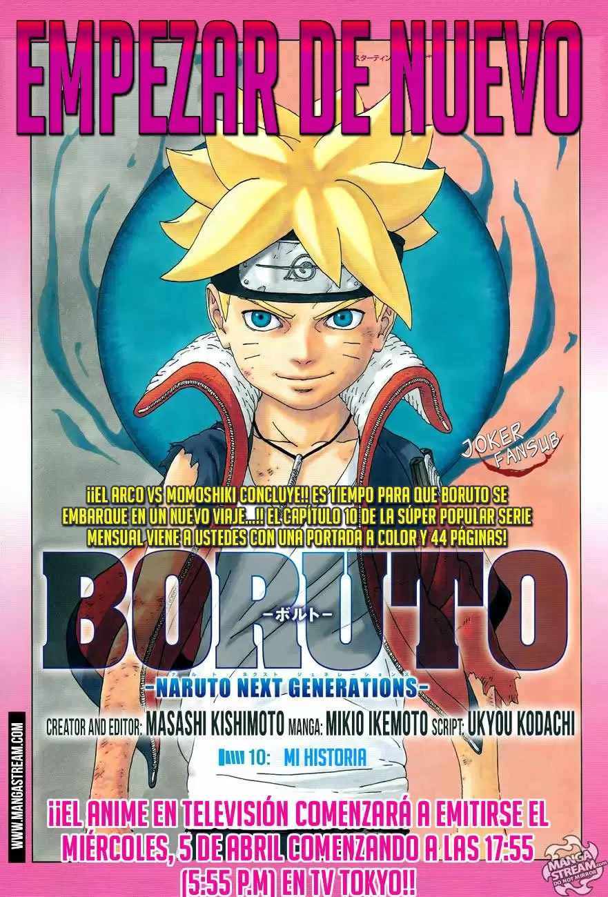 Boruto capítulo 10, página 1