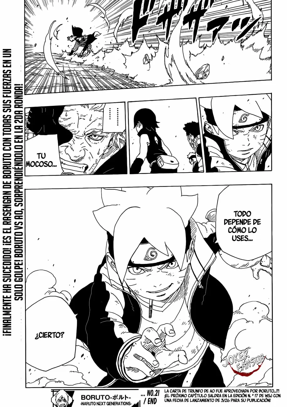 Boruto capítulo 21, página 41