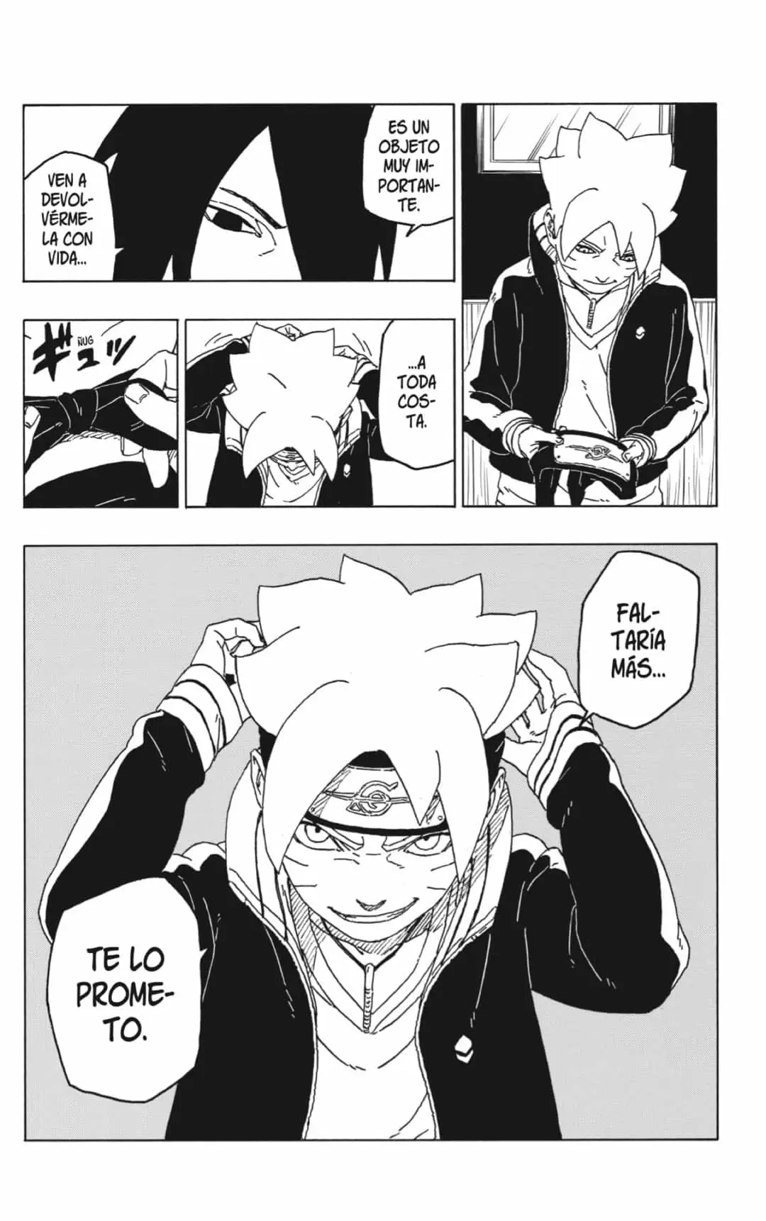 Boruto capítulo 49, página 36