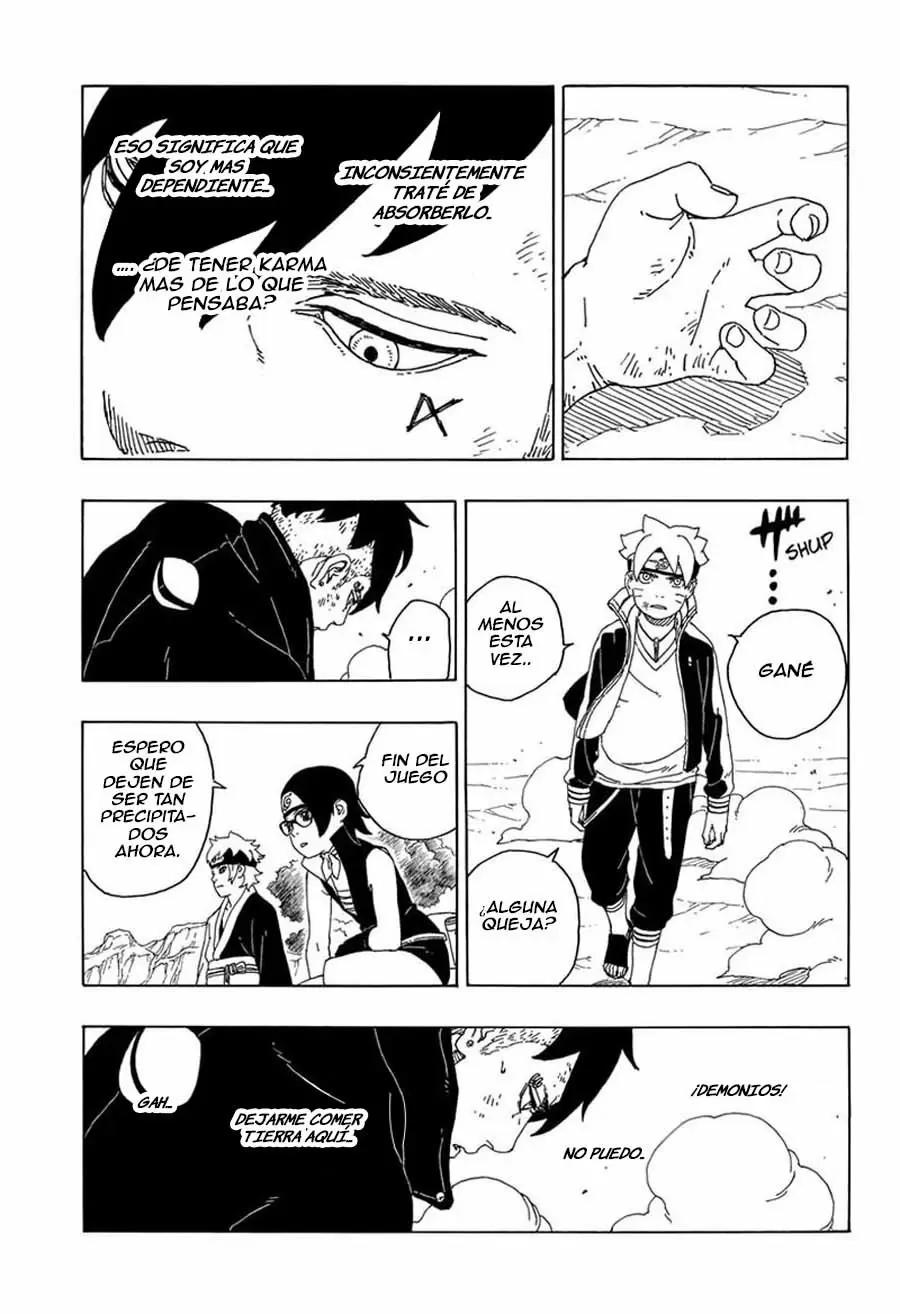 Boruto capítulo 58, página 36