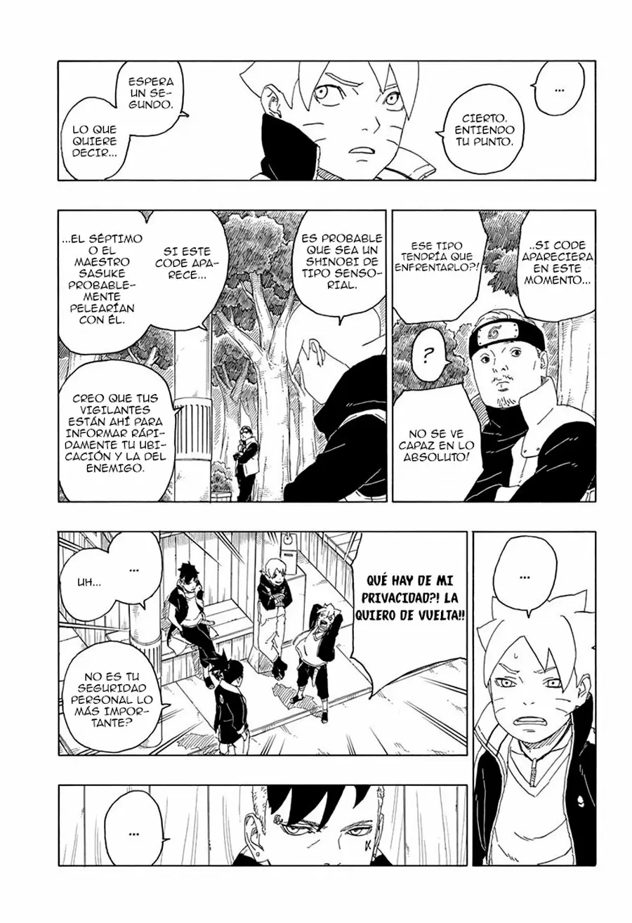 Boruto capítulo 61, página 8