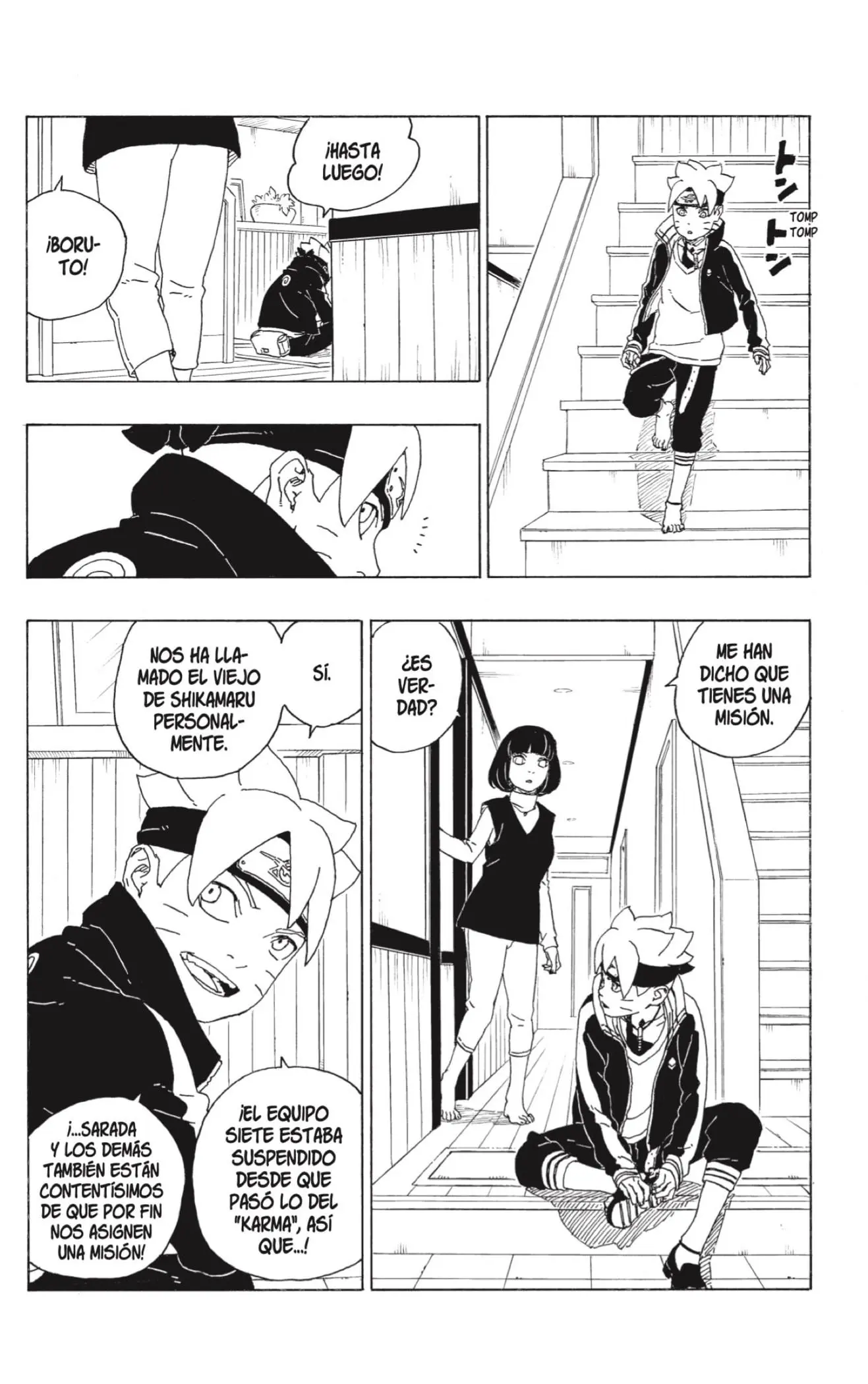 Boruto capítulo 72, página 8