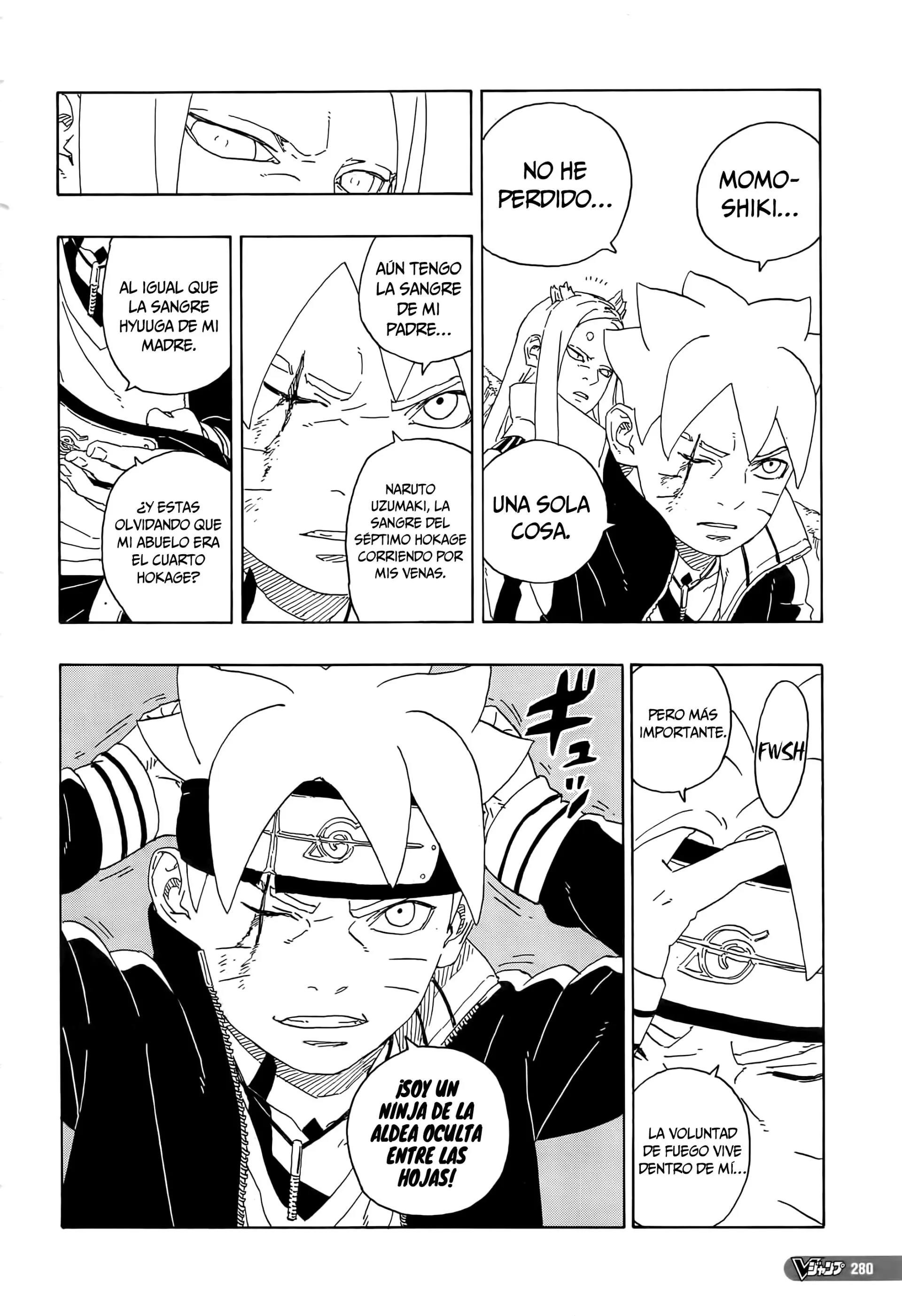 Boruto capítulo 80, página 35