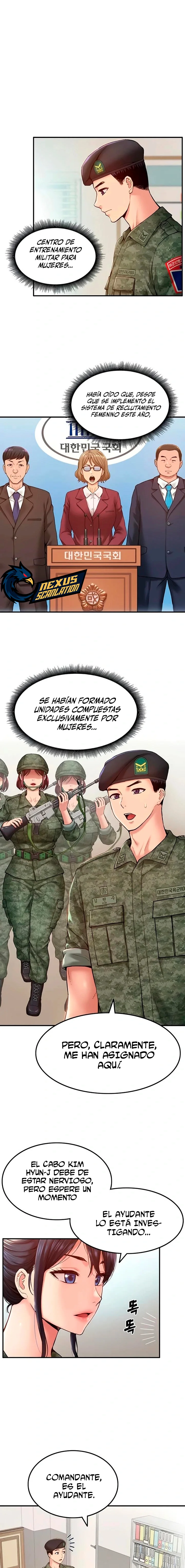 Centro de entrenamiento de reclutas femeninas capítulo 1, página 8