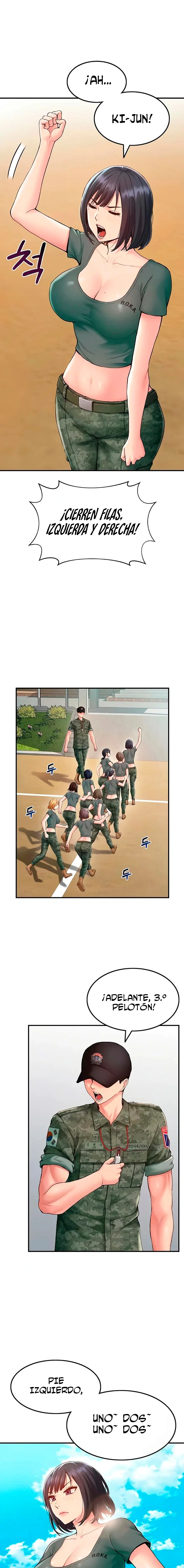 Centro de entrenamiento de reclutas femeninas capítulo 2, página 7