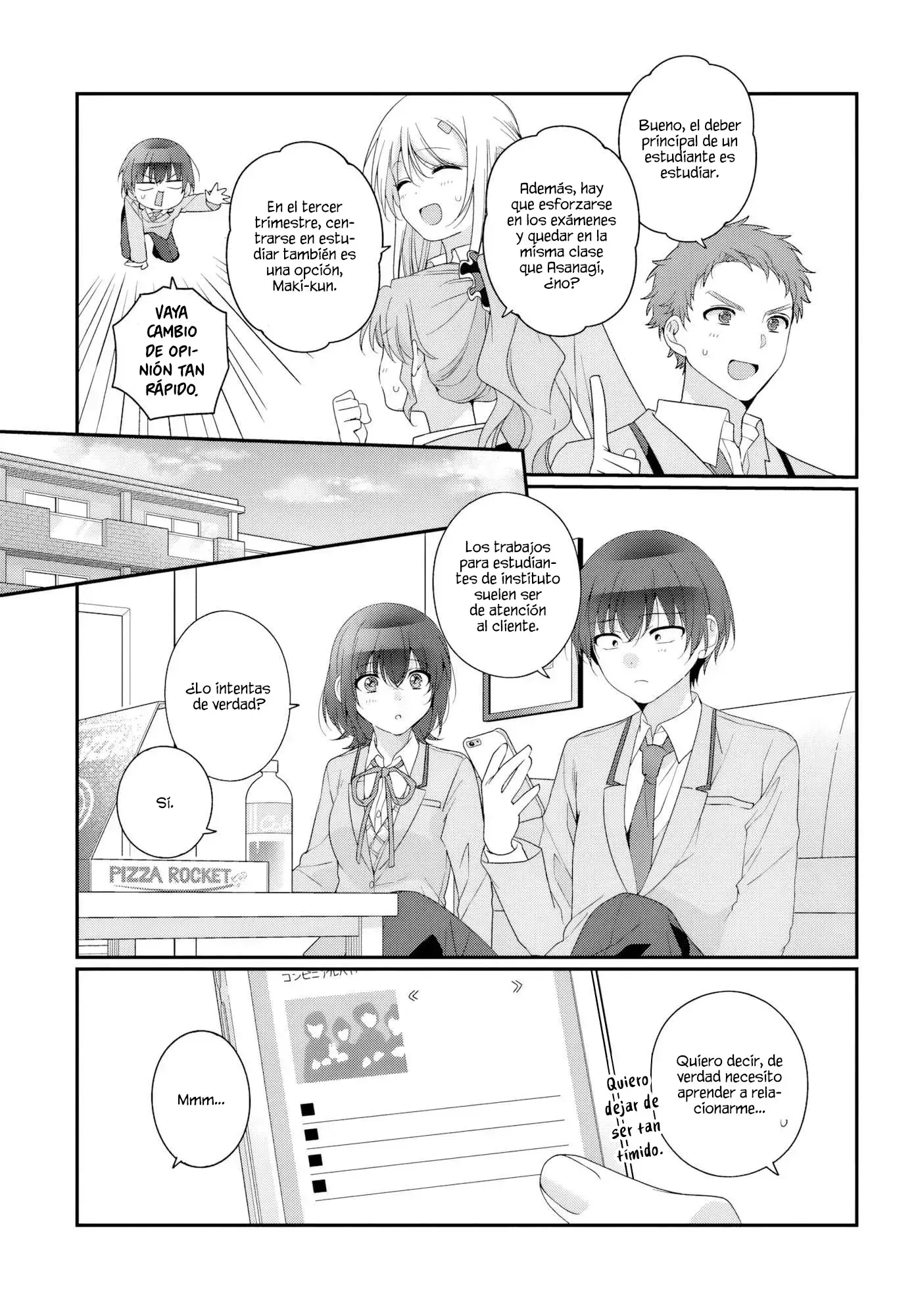 Class de 2-banme ni Kawaii Onnanoko to Tomodachi ni Natta capítulo 37.1, página 10