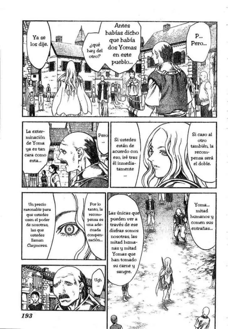 Claymore capítulo 73.1, página 5