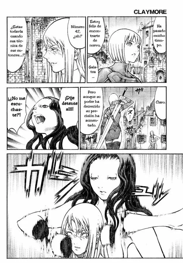 Claymore capítulo 77.1, página 27