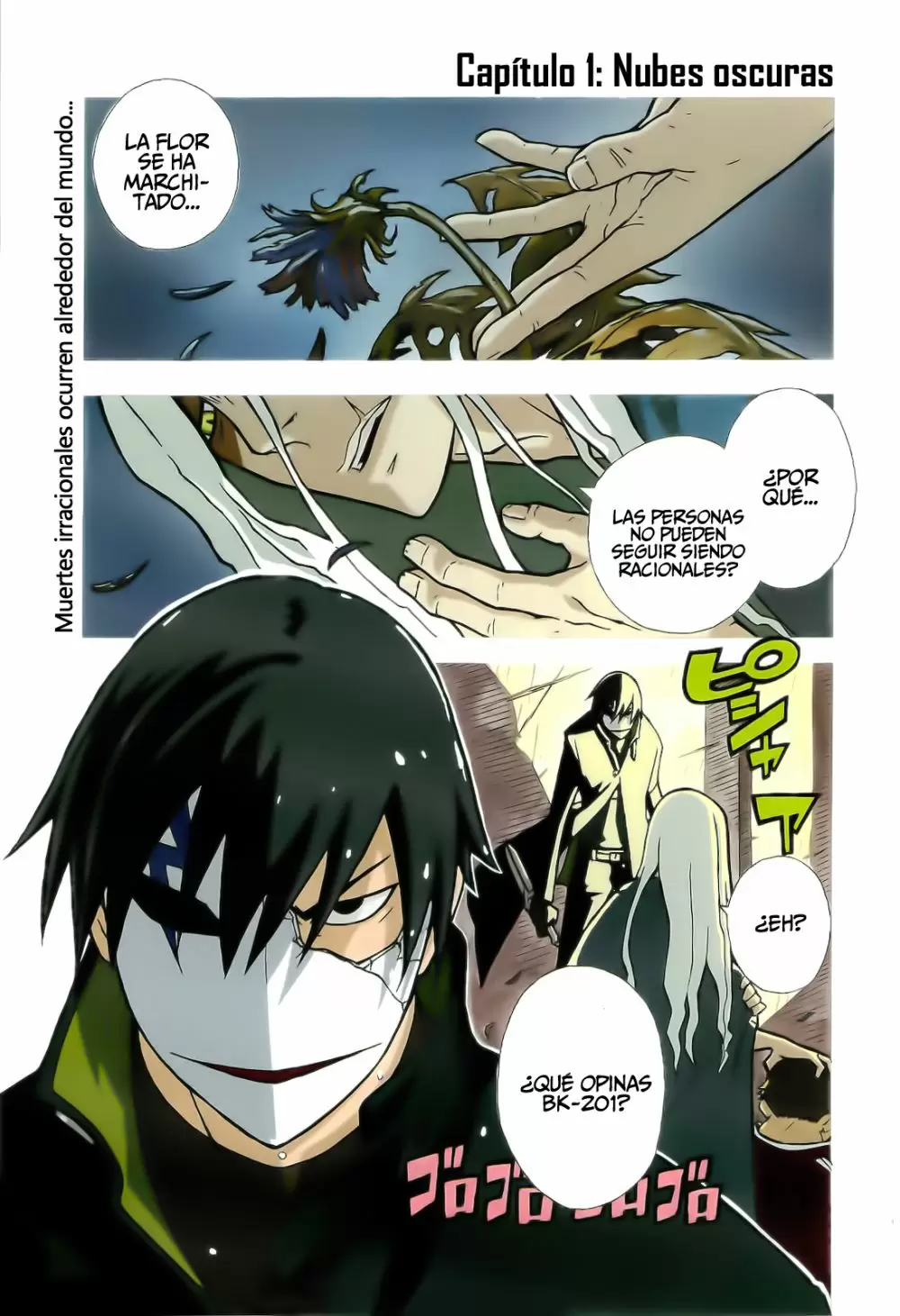 Darker Than Black Shikkoku No Hana capítulo 1, página 2