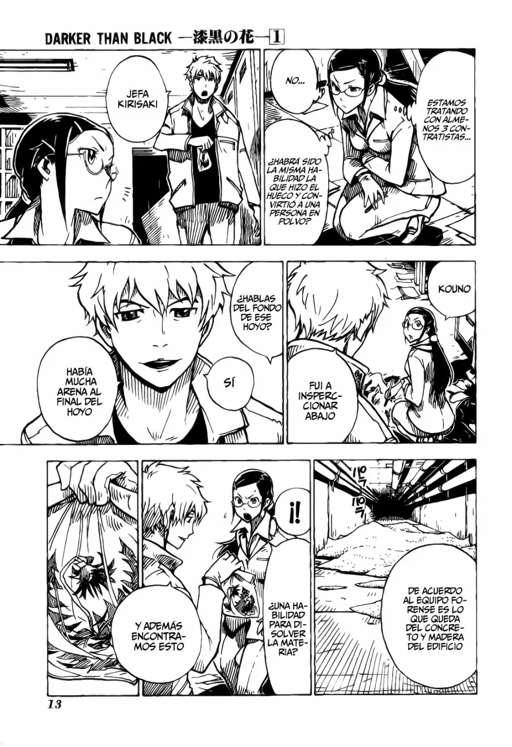 Darker Than Black Shikkoku No Hana capítulo 1, página 12