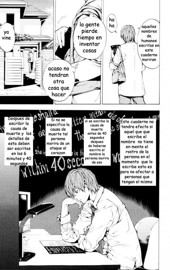 Death Note capítulo 1, página 10