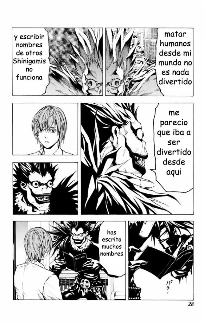 Death Note capítulo 1, página 25
