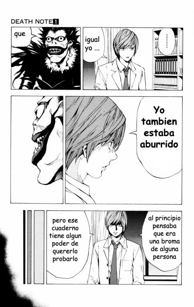 Death Note capítulo 1, página 26