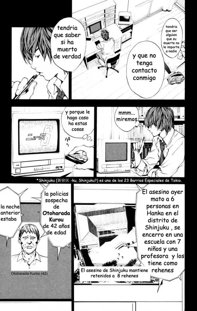 Death Note capítulo 1, página 28