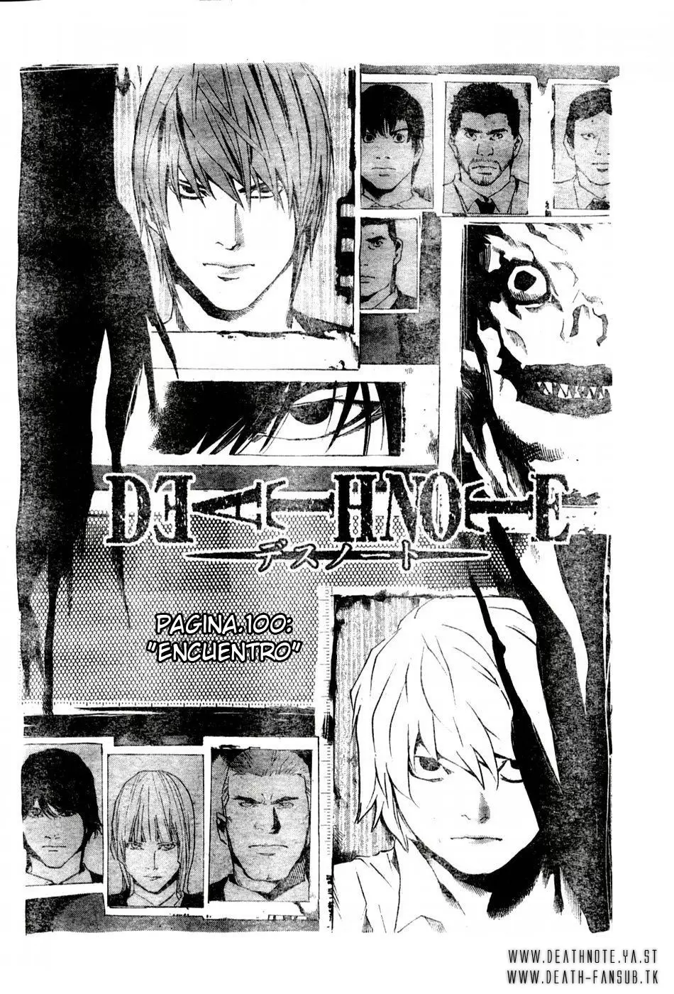 Death Note capítulo 100, página 2