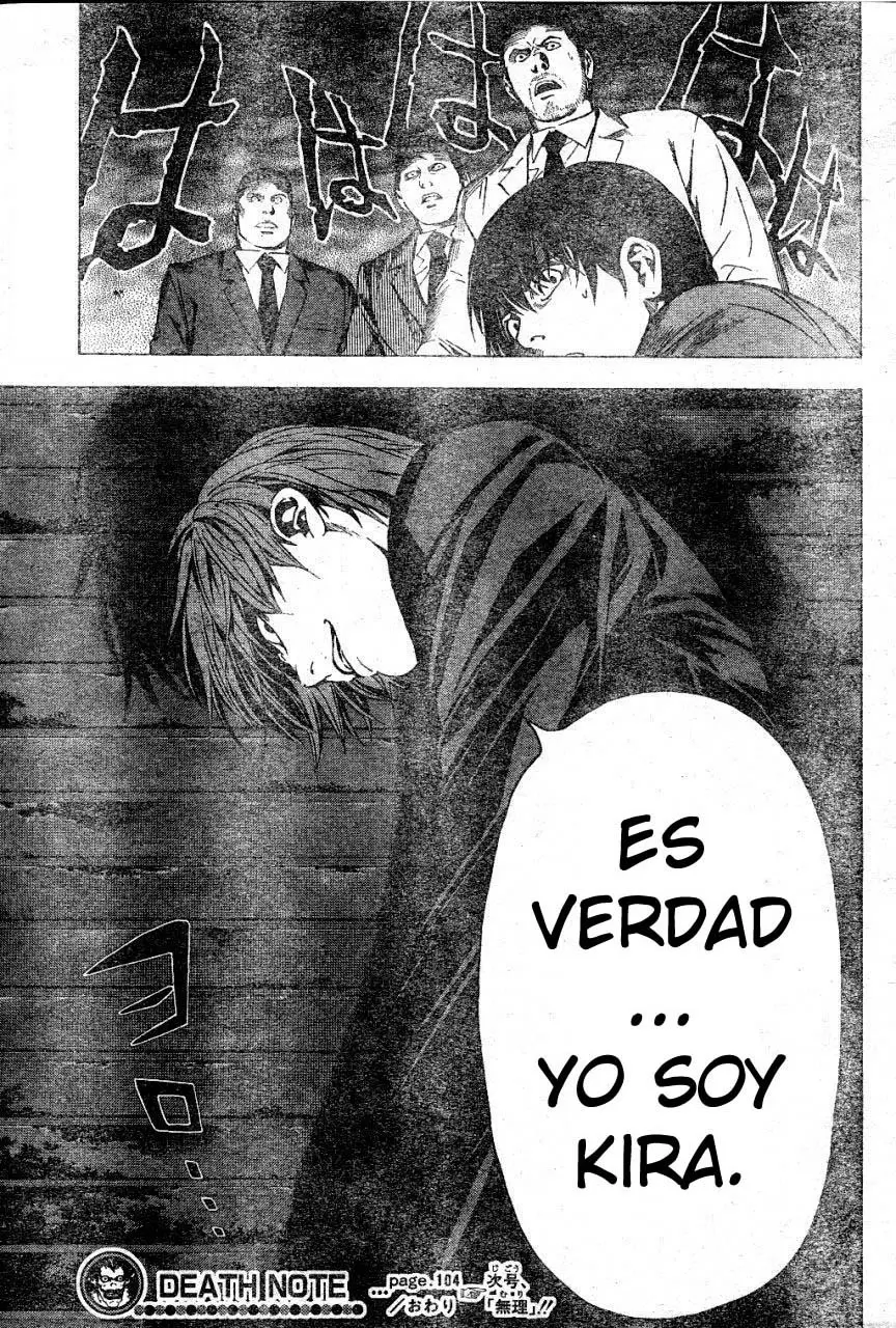 Death Note capítulo 104, página 19
