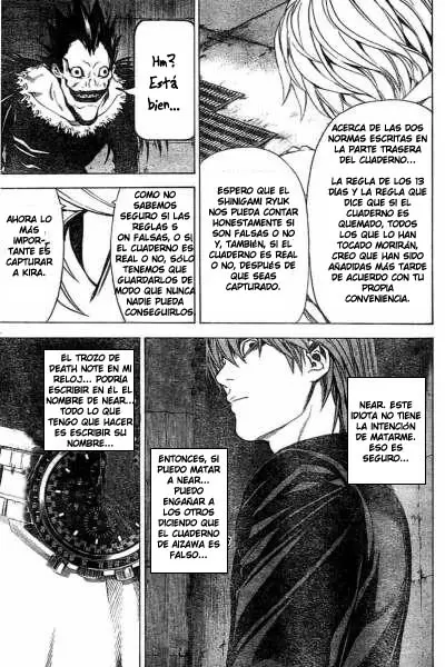 Death Note capítulo 106, página 7