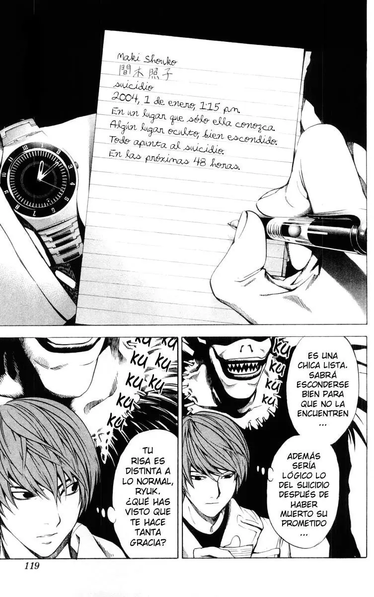 Death Note capítulo 13, página 6