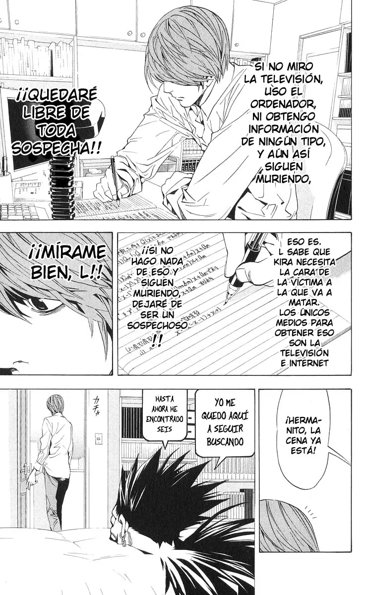 Death Note capítulo 17, página 13