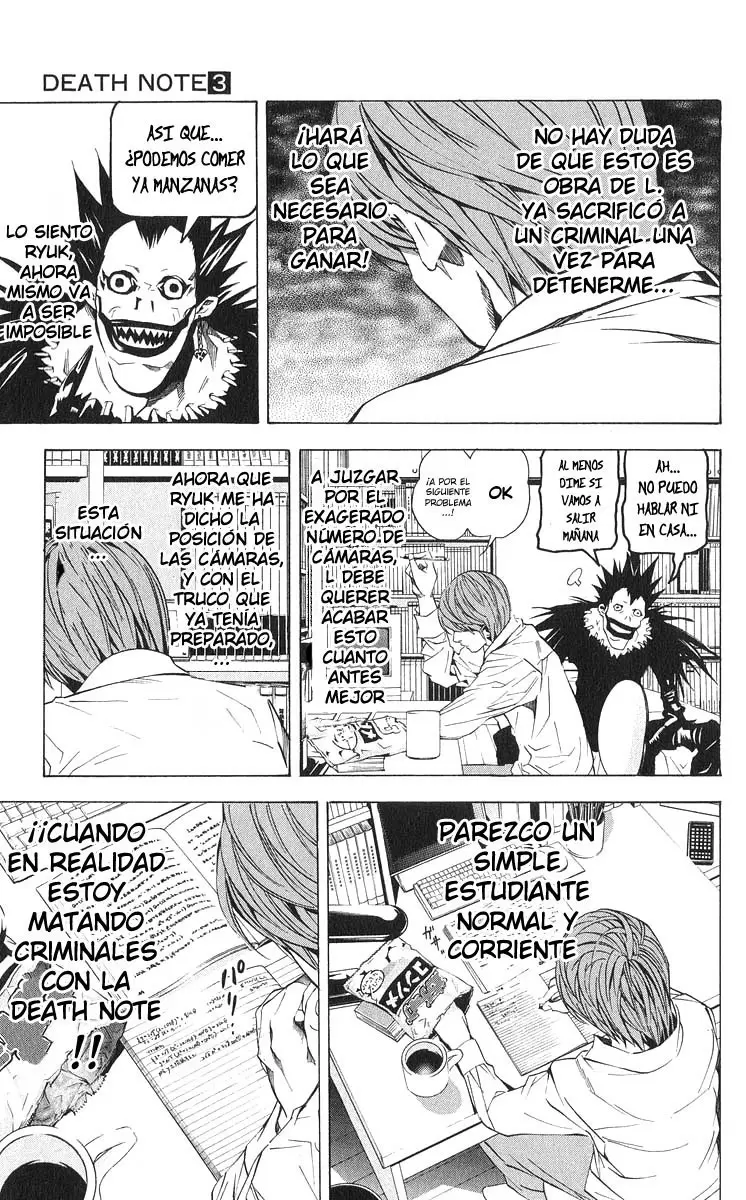 Death Note capítulo 17, página 19
