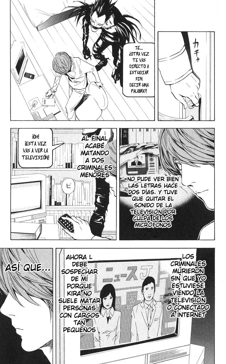 Death Note capítulo 18, página 5