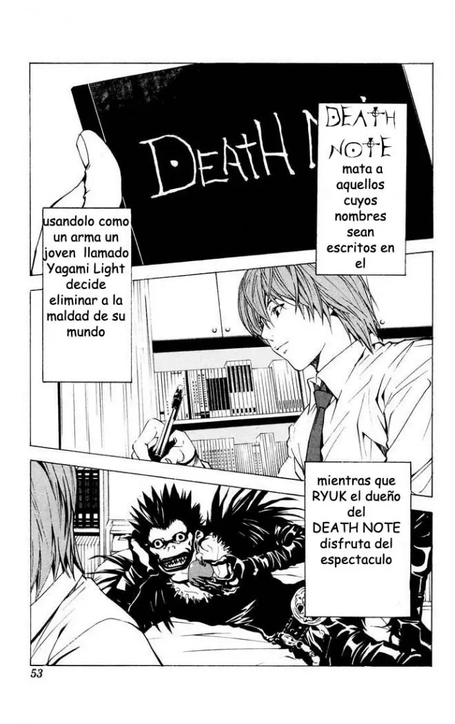 Death Note capítulo 2, página 1