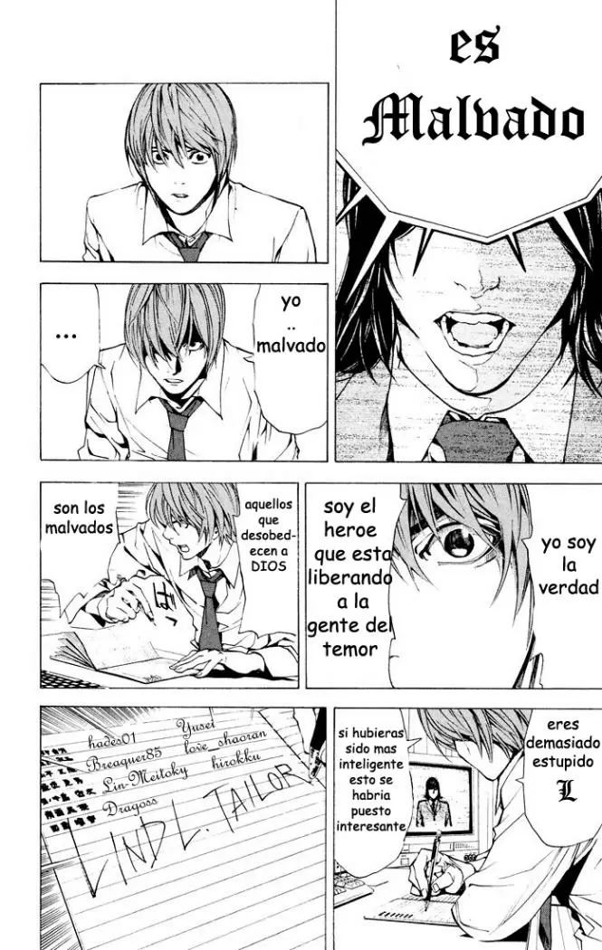 Death Note capítulo 2, página 20