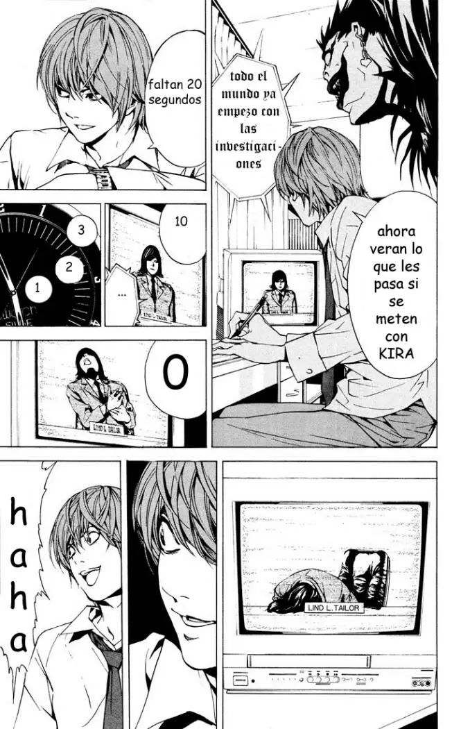 Death Note capítulo 2, página 21