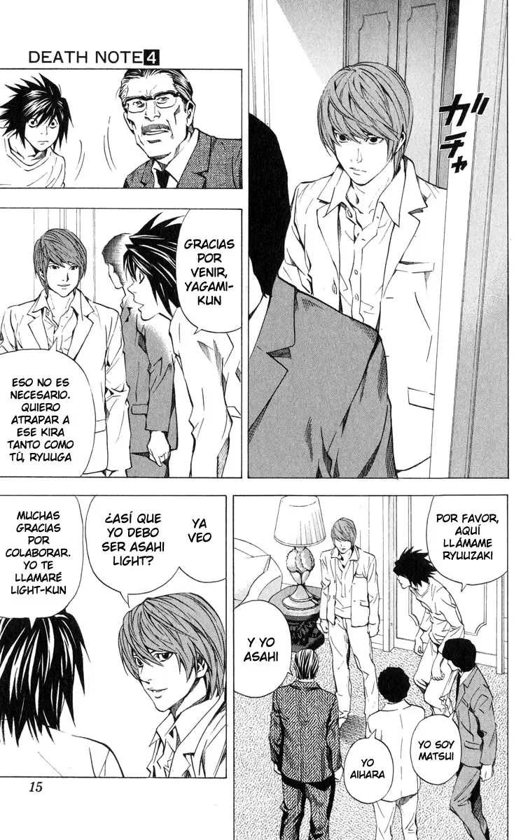 Death Note capítulo 26, página 16