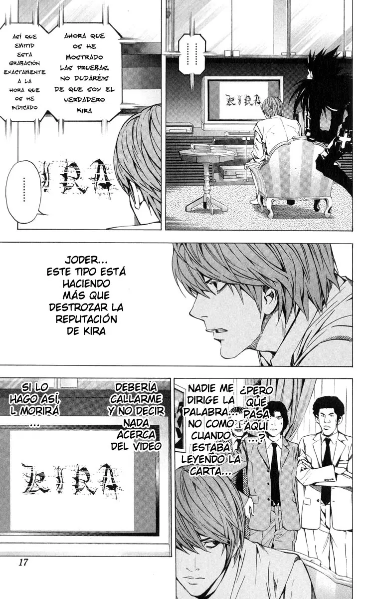 Death Note capítulo 26, página 18