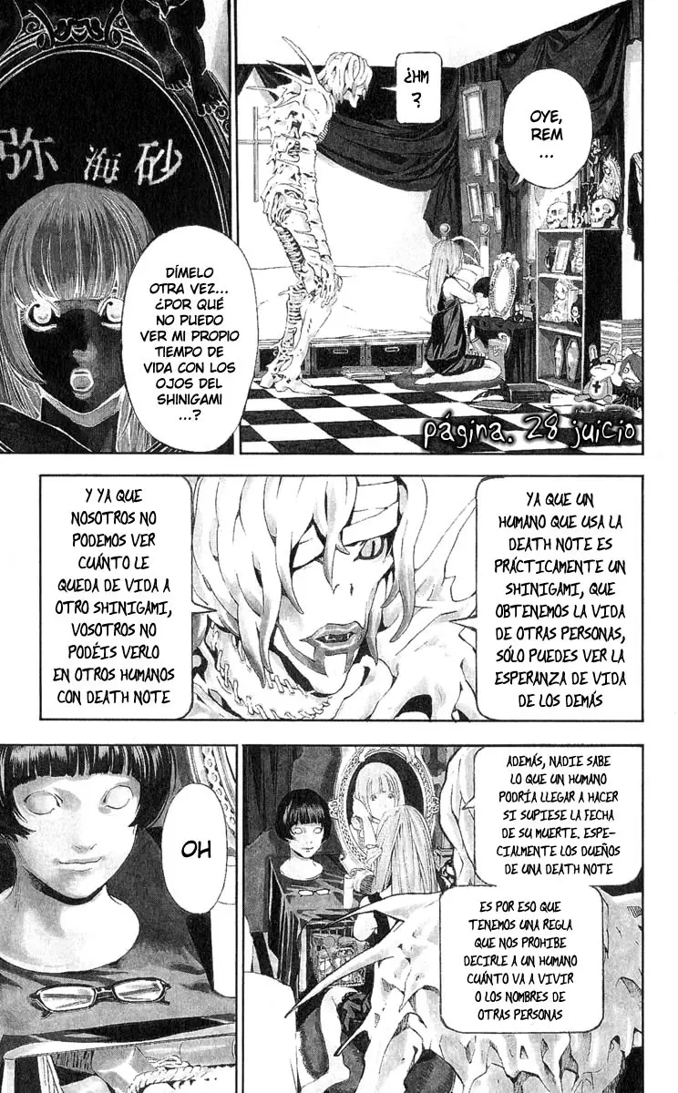 Death Note capítulo 28, página 2