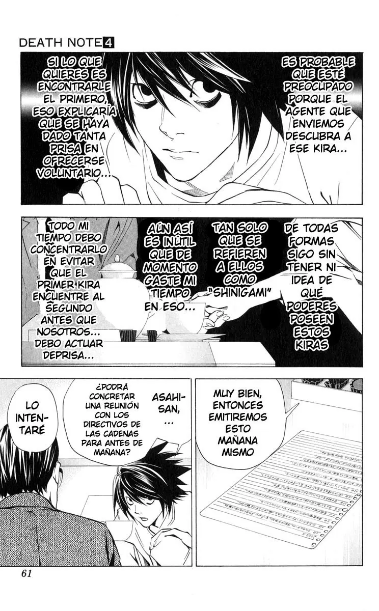 Death Note capítulo 28, página 13