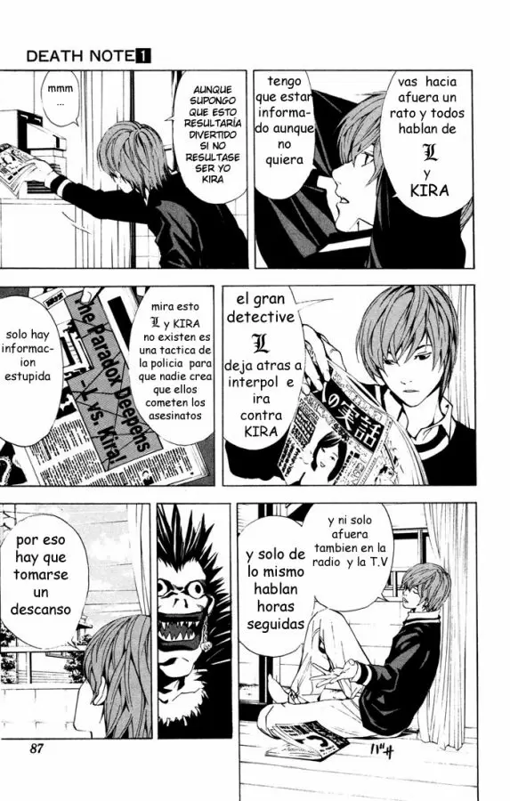 Death Note capítulo 3, página 4
