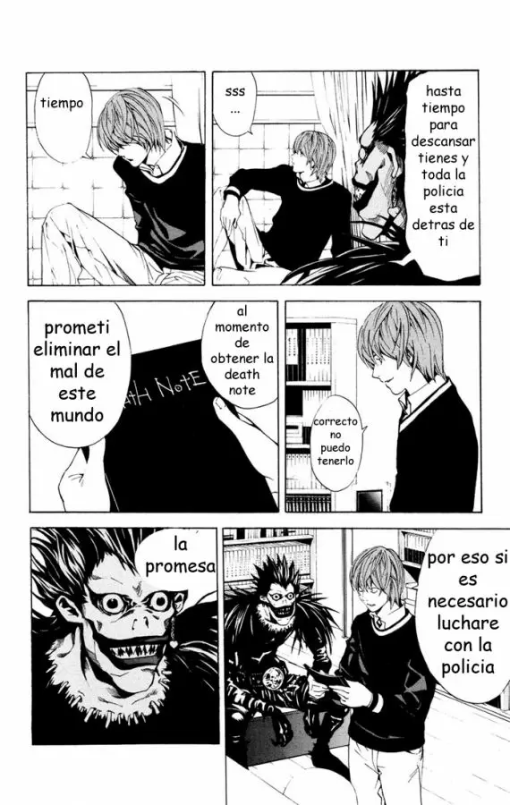 Death Note capítulo 3, página 5